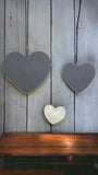 CORAZÓN DECORATIVO ÓNIX BLANCO TEHUACÁN 6 CM x 6 CM.