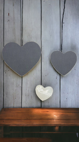 CORAZÓN DECORATIVO ÓNIX BLANCO TEHUACÁN 6 CM x 6 CM.