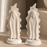 Virgen de Guadalupe en Mármol Bellagio · 16 cm