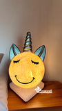 LÁMPARA UNICORNIO PIEDRA NATURAL DE ÓNIX, 13 CM. MOD: ESFERITA