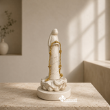 !Nuevo 2026! Mini Virgen Desata nudos en mármol natural 14 cm