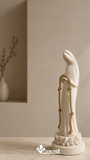 Virgen Desata nudos en mármol natural 23 cm