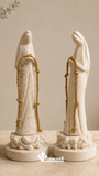 Virgen Desata nudos en mármol natural 23 cm