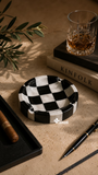 Bandeja Échecs | Mármol Negro & Blanco Vego | 20 cm