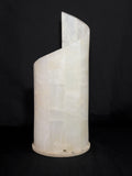 Lámpara De piedra Onix Natural Espiral 42 Cm Altura