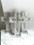 CRUZ DE MARMOL HUECA 35 CM