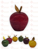 MANZANITA DE PIEDRA ÓNIX EN VARIOS COLORES, 4 CM DE ALTURA