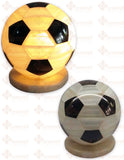 Esfera Futbolística en Ónix Blanco Natural | Colección Iluminación
